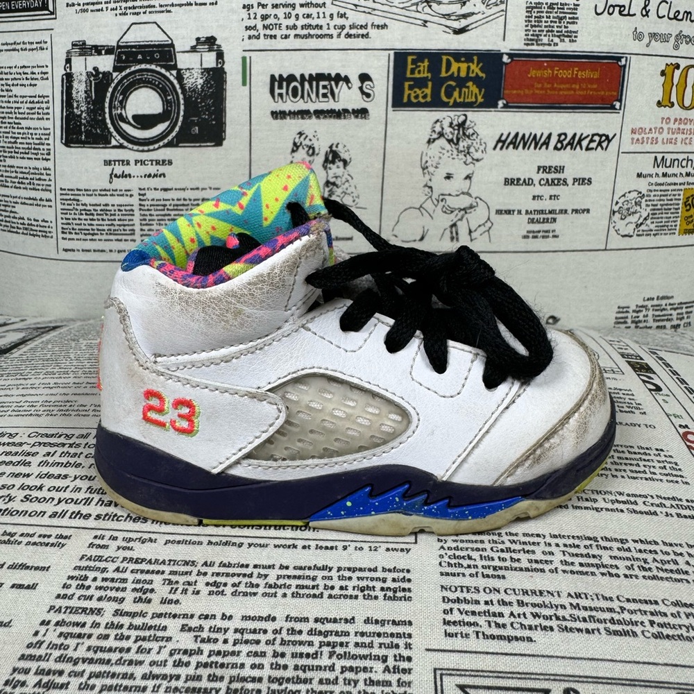 Nike Air Jordan 5 Retro ‘Alternate Bel Air’ Toddler Size 6C DB3025-100